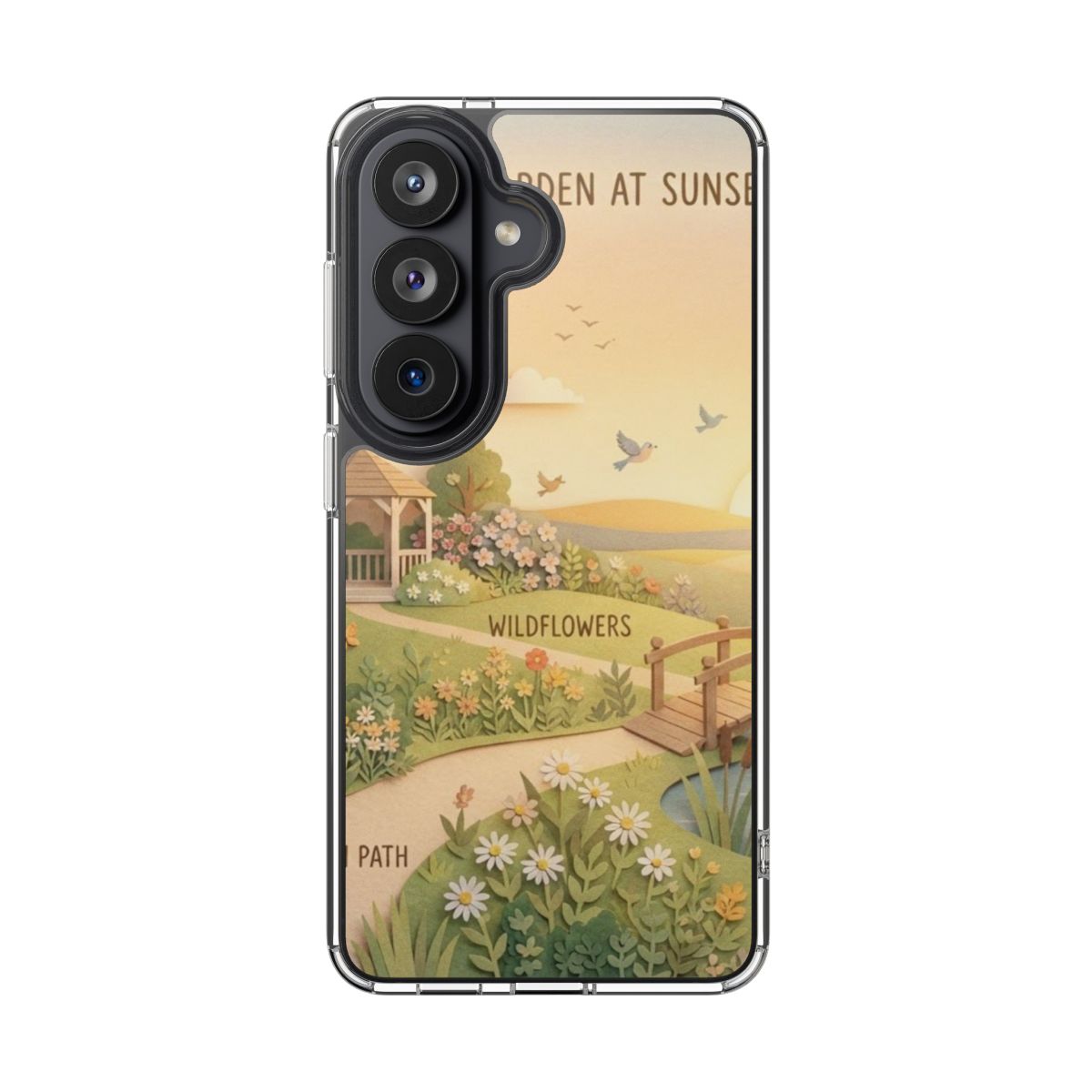 Clear Impact-Resistant Cases - Clear Phone Case - Sunset......