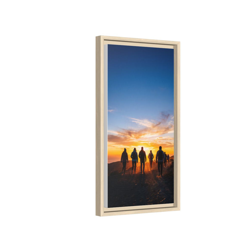 Matte Canvas, Framed - Epic Dawn Trek