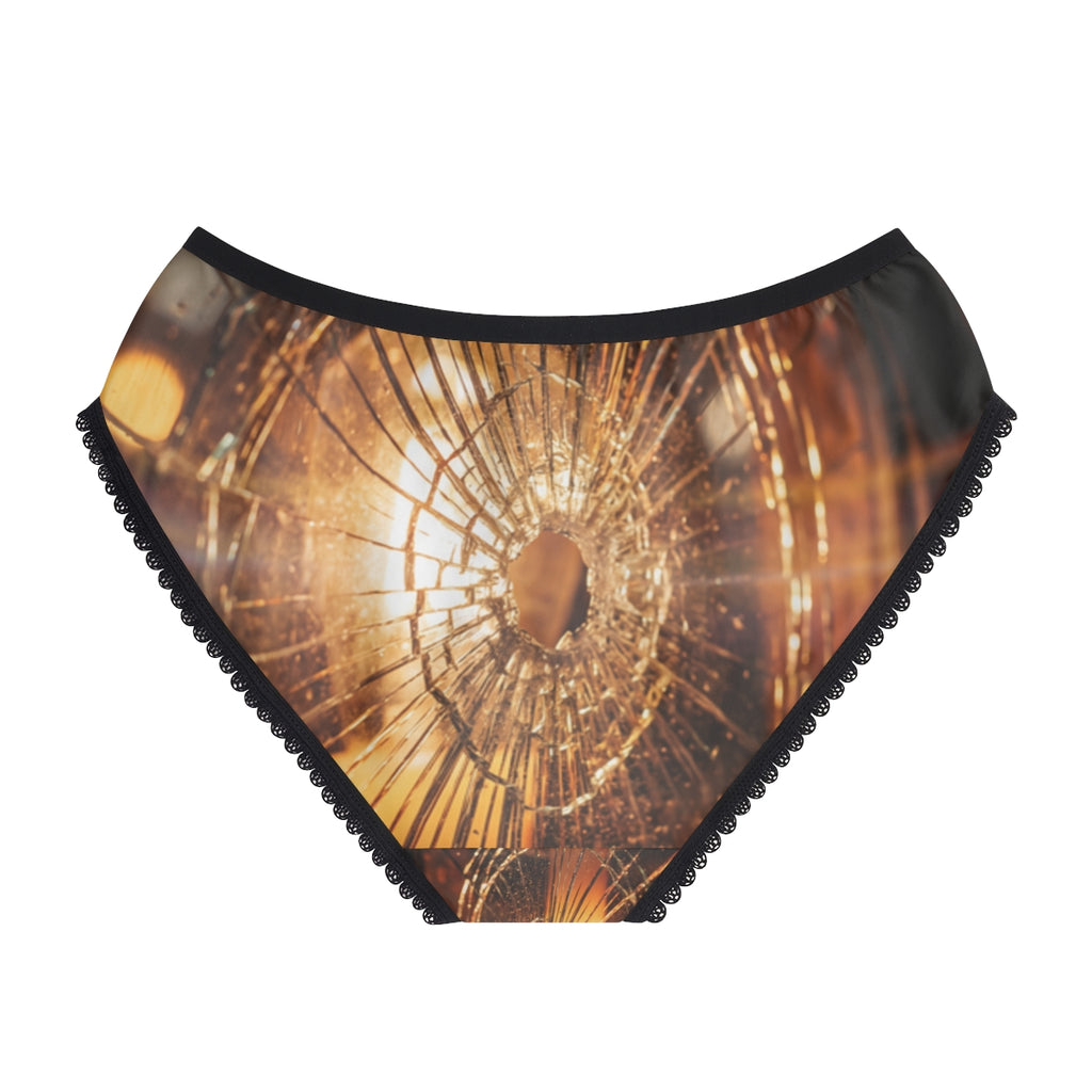Women's Briefs - Shattered Amber Moody Candlelight Art |...