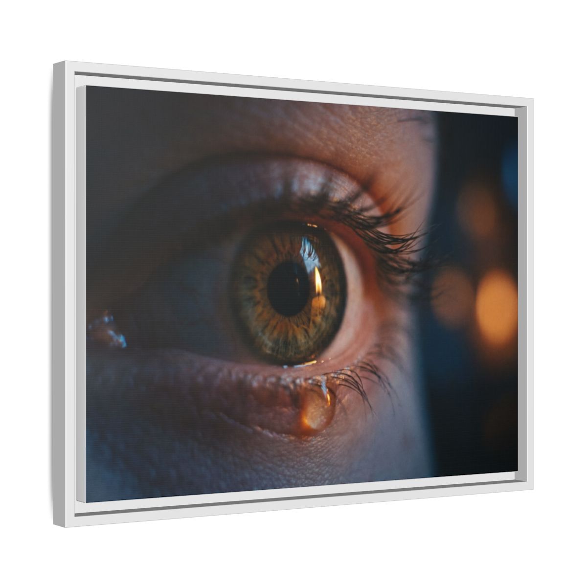 Framed Matte Canvas - Mystic Eye — White / 1.25"