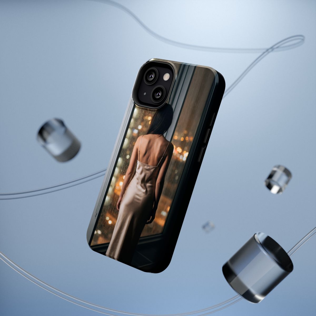 Impact-Resistant Cases - Tough Phone Case - Rainy Windows...— sizes part 1/2