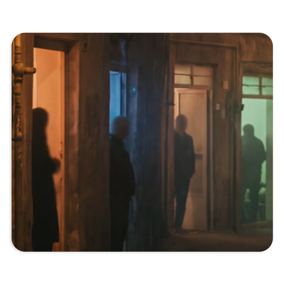 Mouse Pad - Shadowed Alleyway Mystery Art Print | Echovira...