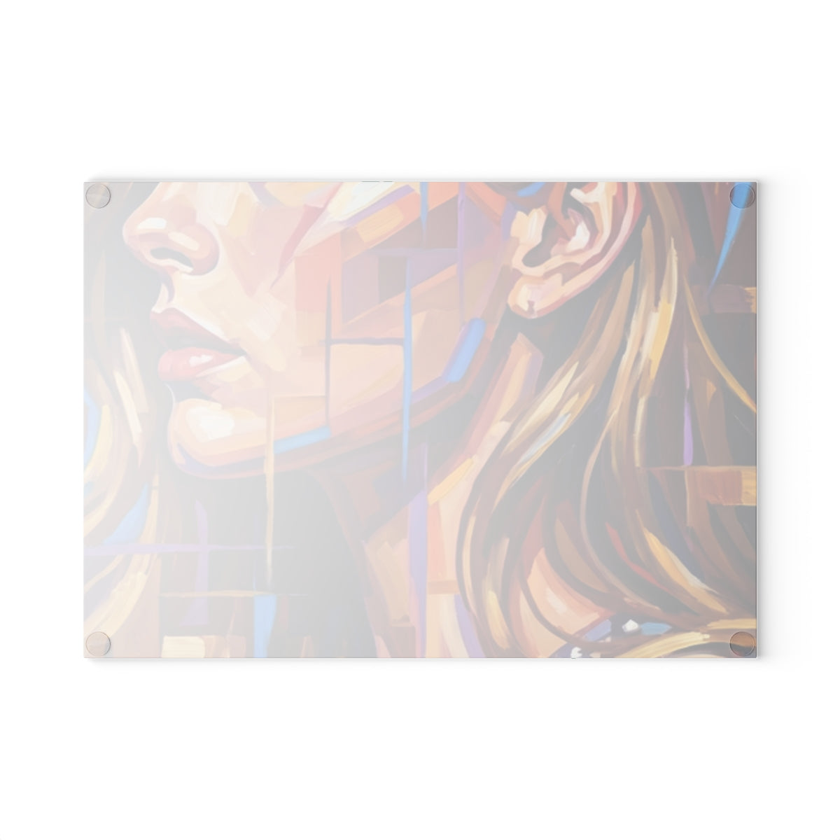 Glass Cutting Board - Shattered Elegance | Echovira Gallery