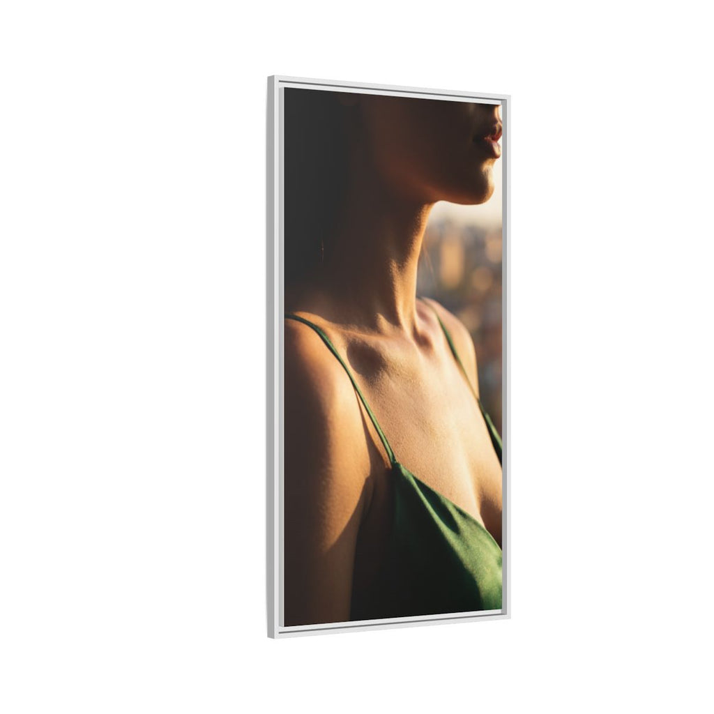 Framed Matte Canvas - Sunlit Muse