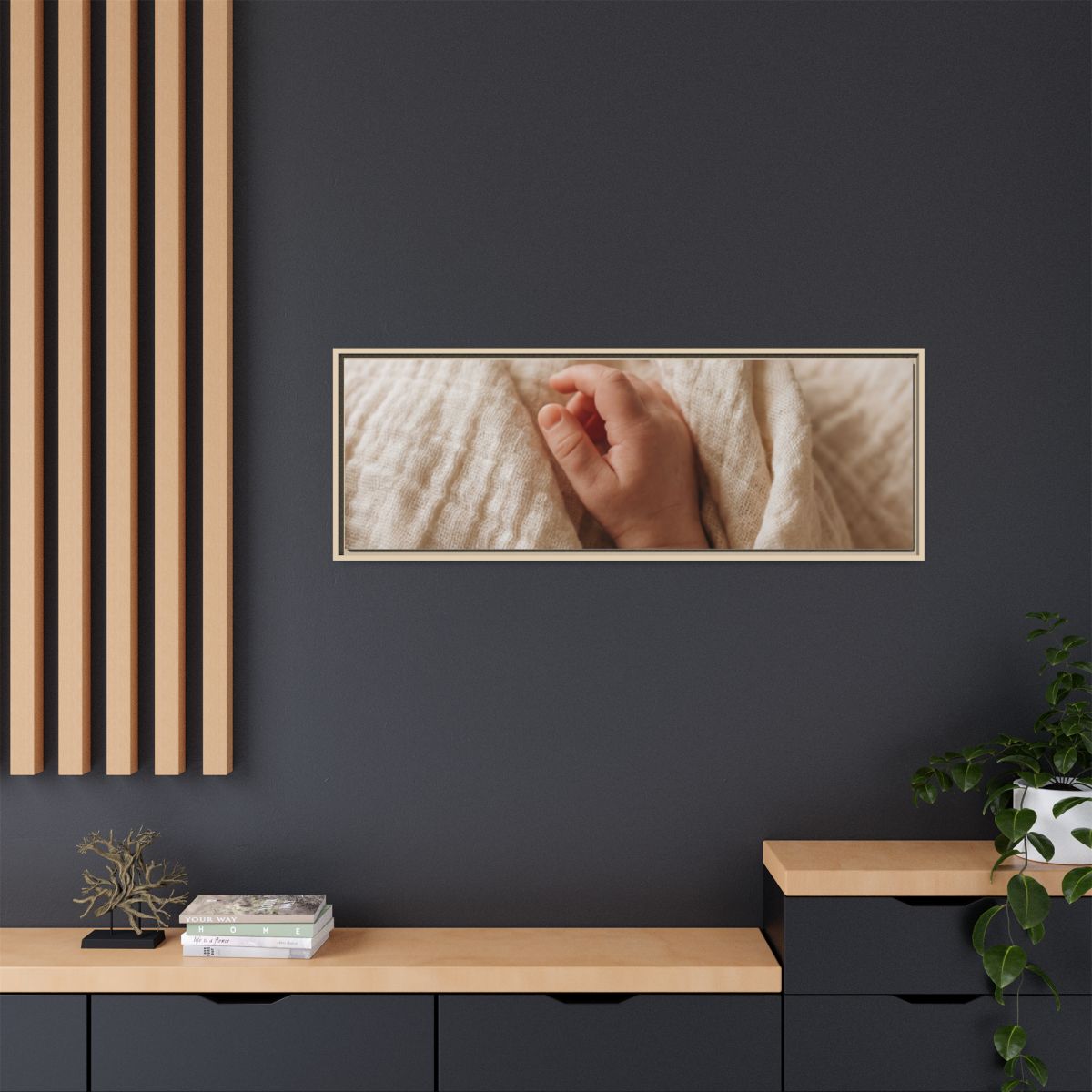Framed Matte Canvas - Neutral Nursery
