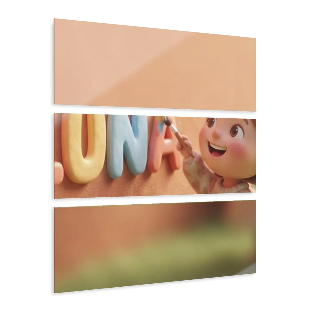 Acrylic Prints Triptych - Luna Sunshine Clay — Landscape |...