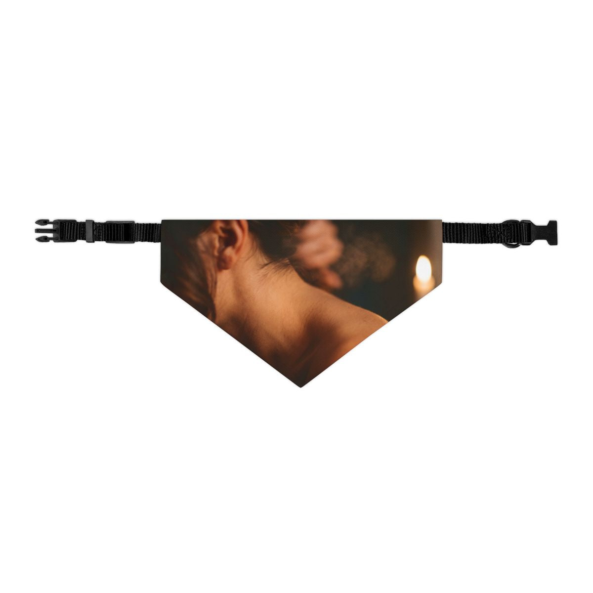 Pet Bandana Collar - Candlelit Solitude Atmospheric Art |...