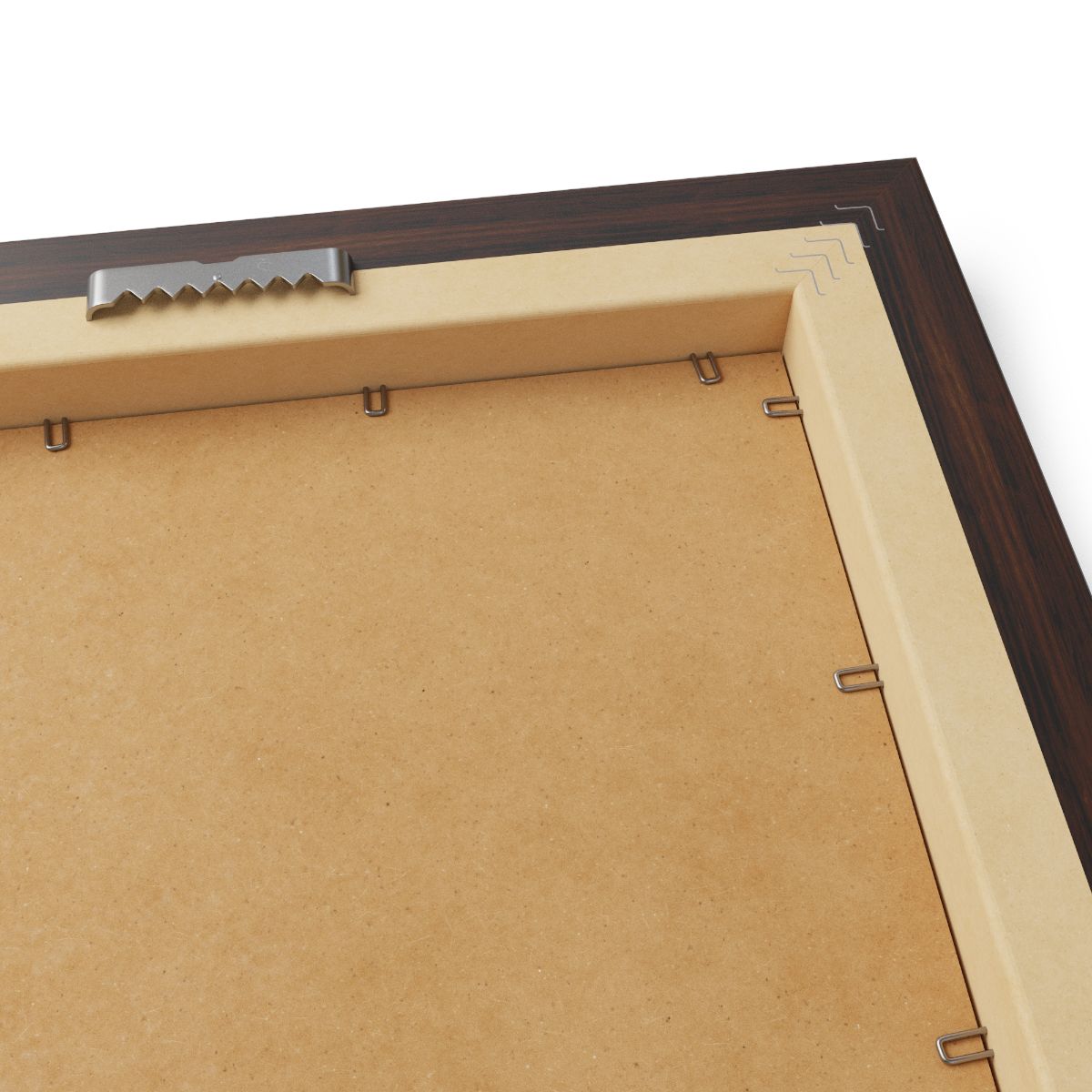 Framed Horizontal Poster - Gentle Hug Meadow Deer Art —... |...