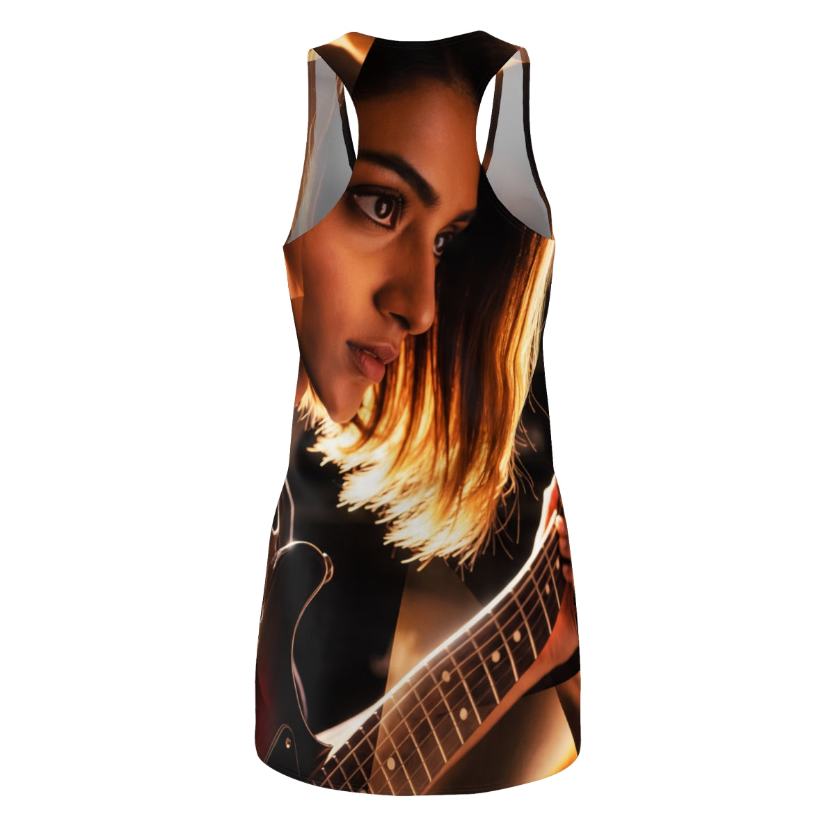 Indie Electric Guitarist Racerback Dress