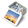 Jigsaw Puzzle with Tin - Epic Dawn Trek