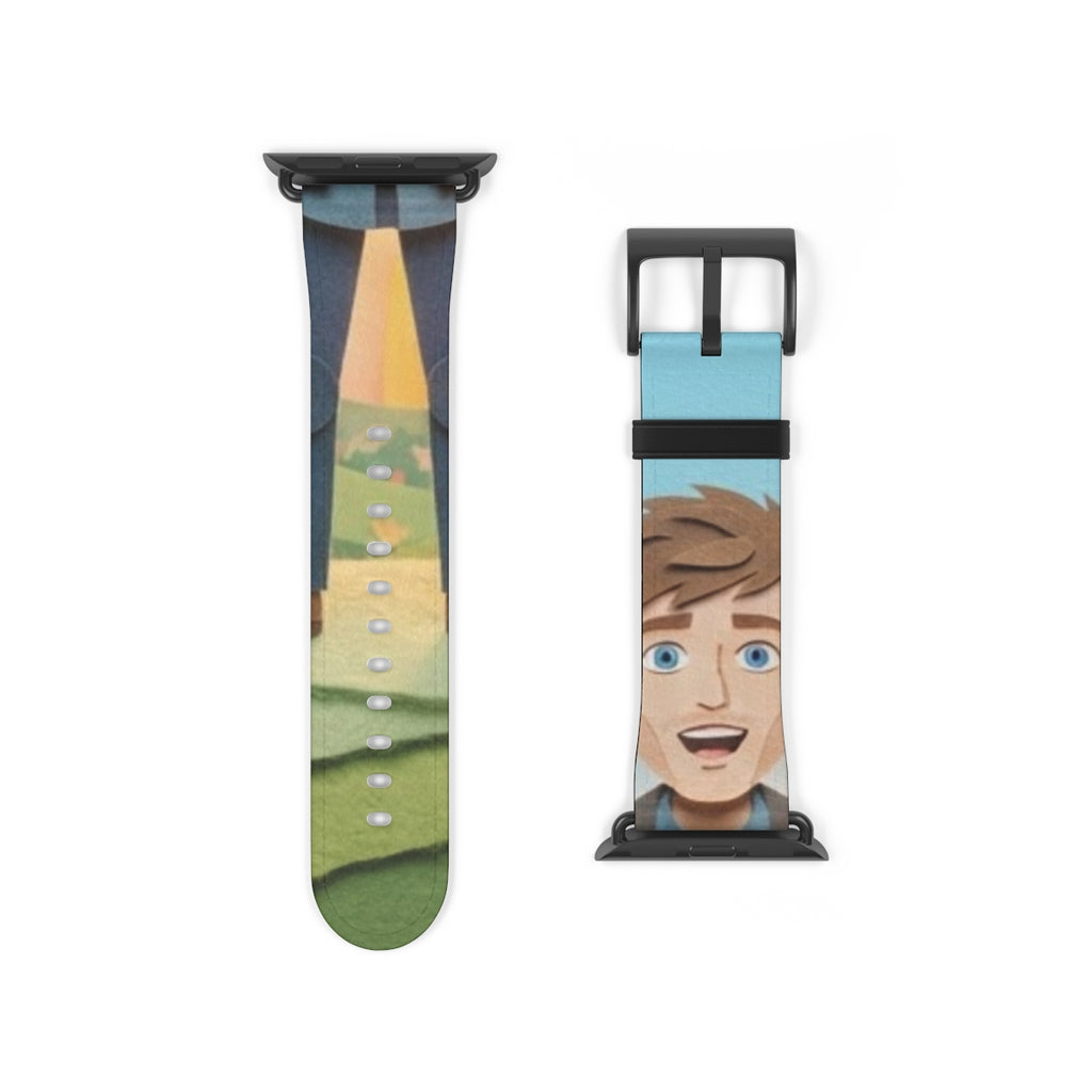Apple Watch Band - Sunny Meadow Trail | Echovira Gallery
