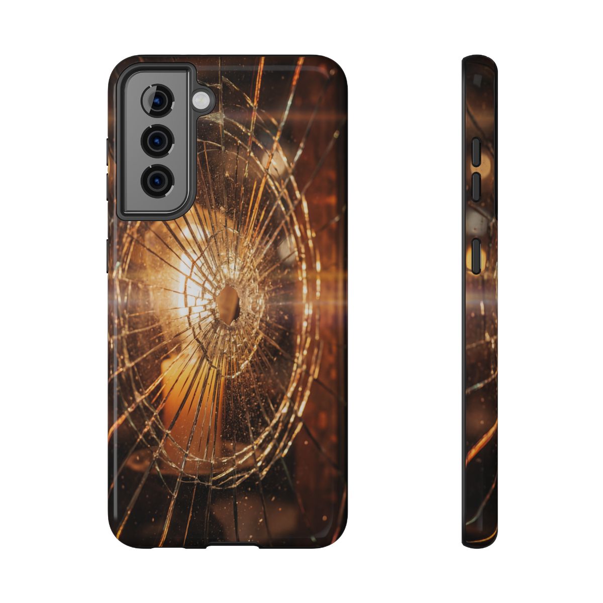 Impact-Resistant Case - Moody Fractured Glass