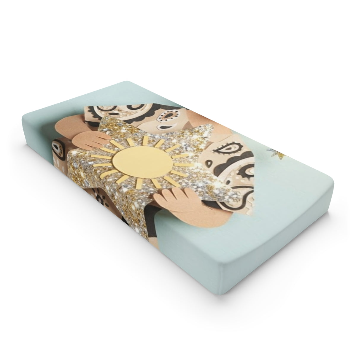 Baby Changing Pad Cover - Star Child Sun | Echovira Gallery