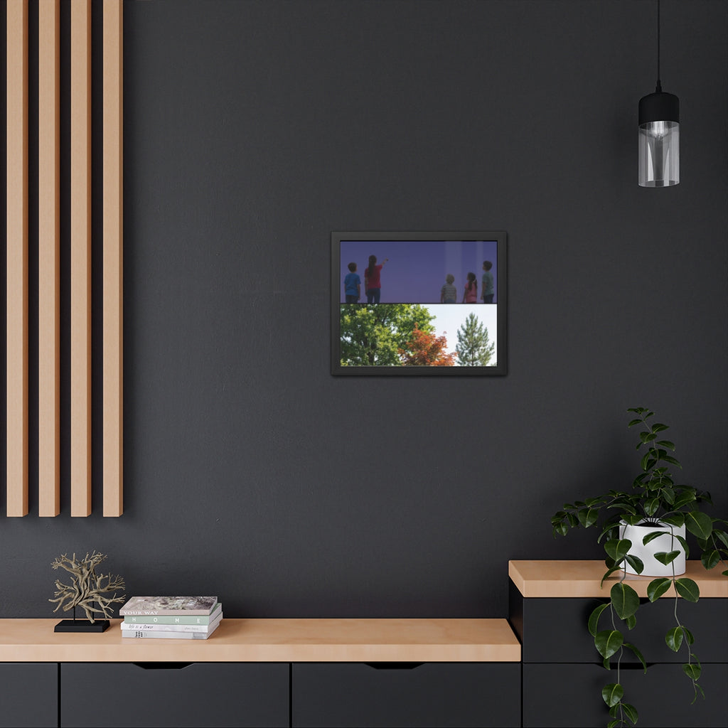 Framed Poster - Little Explorer — Landscape