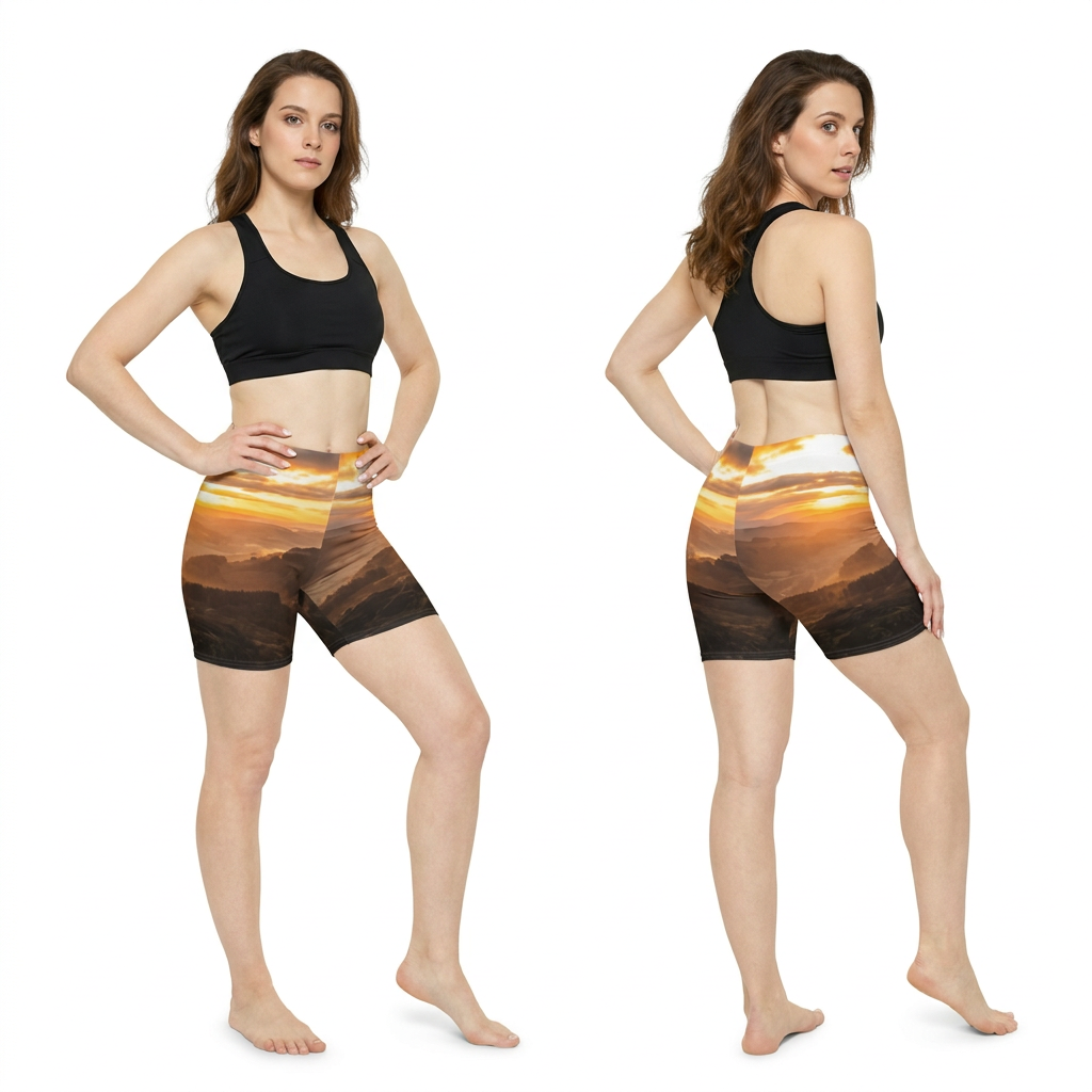 Golden Valley Sunrise Women's Biker Shorts