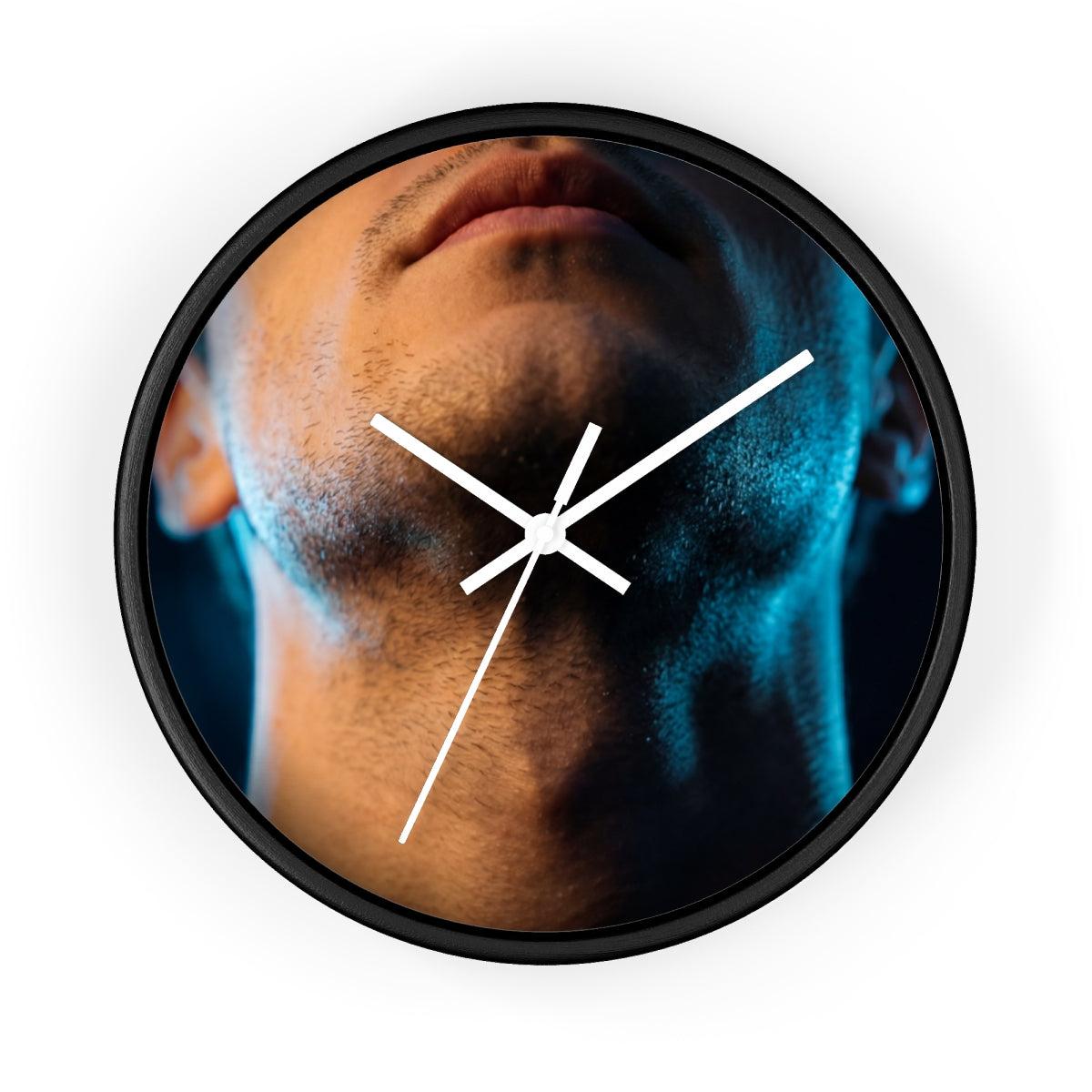 Wall Clock - Neon Pulse Time