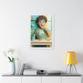 Framed Vertical Poster - Explorer Papercraft — White (11×14...