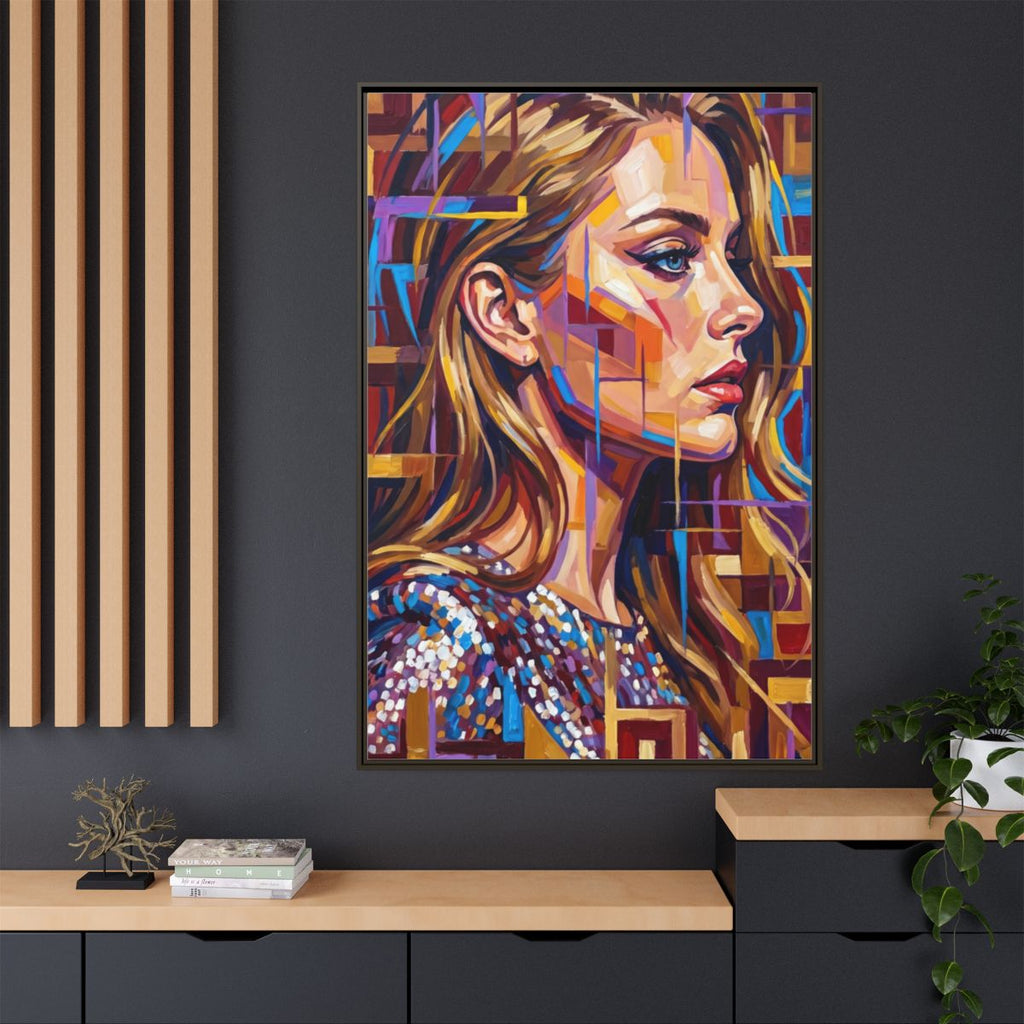 Framed Matte Canvas - Shattered Elegance (8×10, 9×12, 11×14...