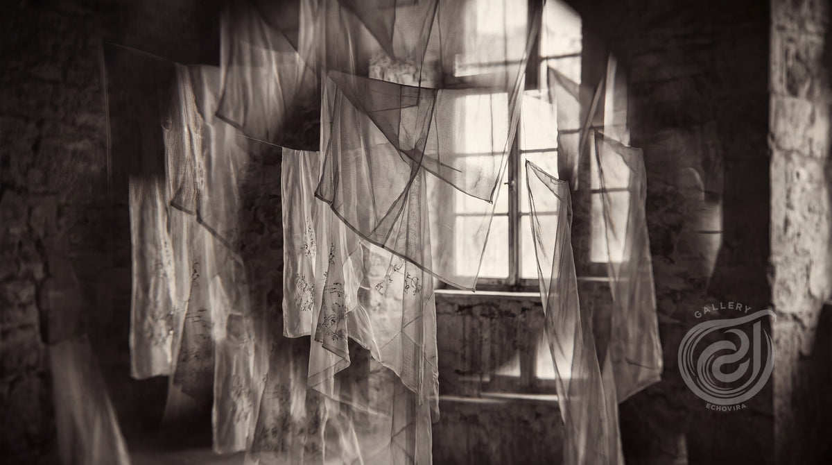 Spectral Veils Wall Art Print | Echovira Gallery