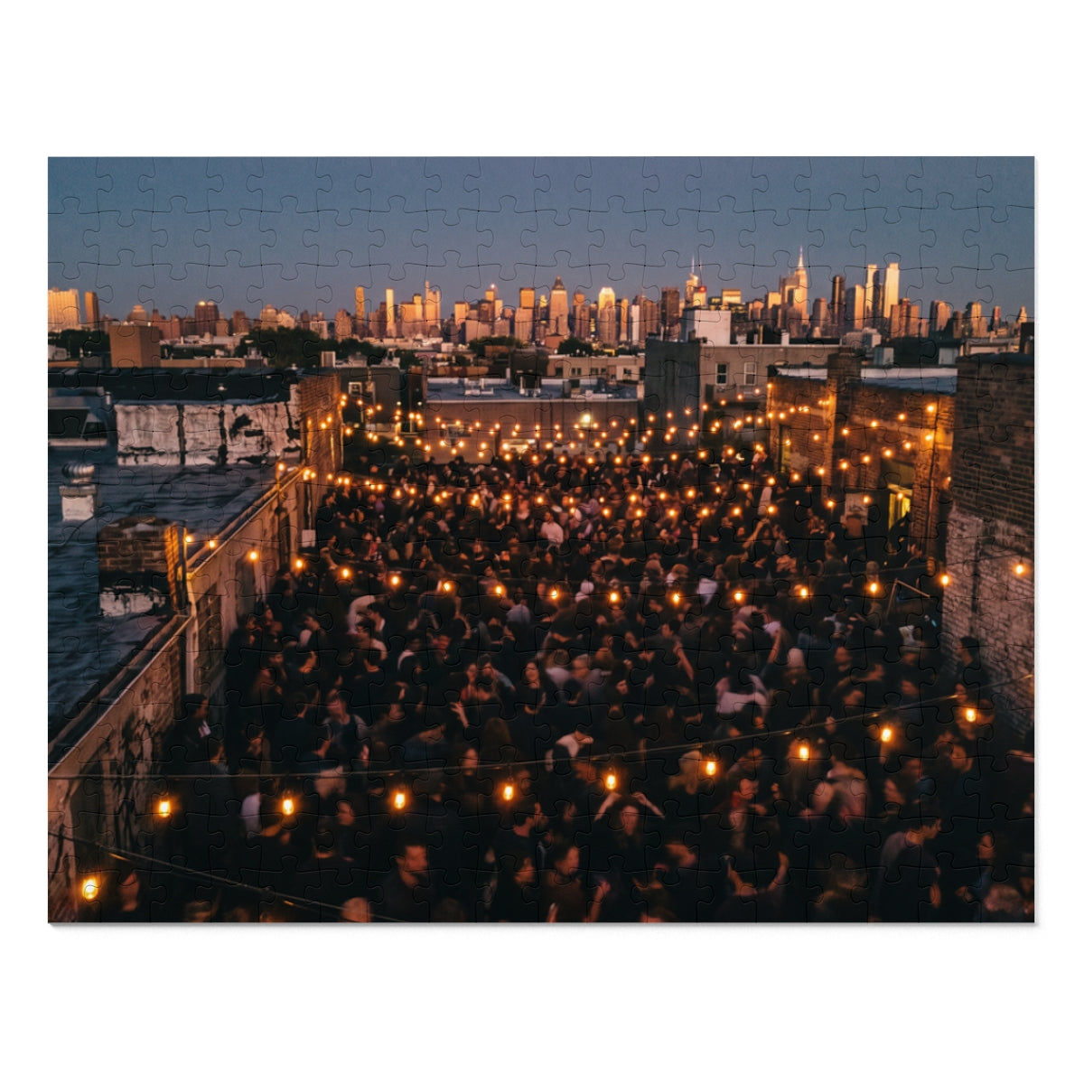 Jigsaw Puzzle with Tin - Skyline Twilight (30, 110, 252... |...