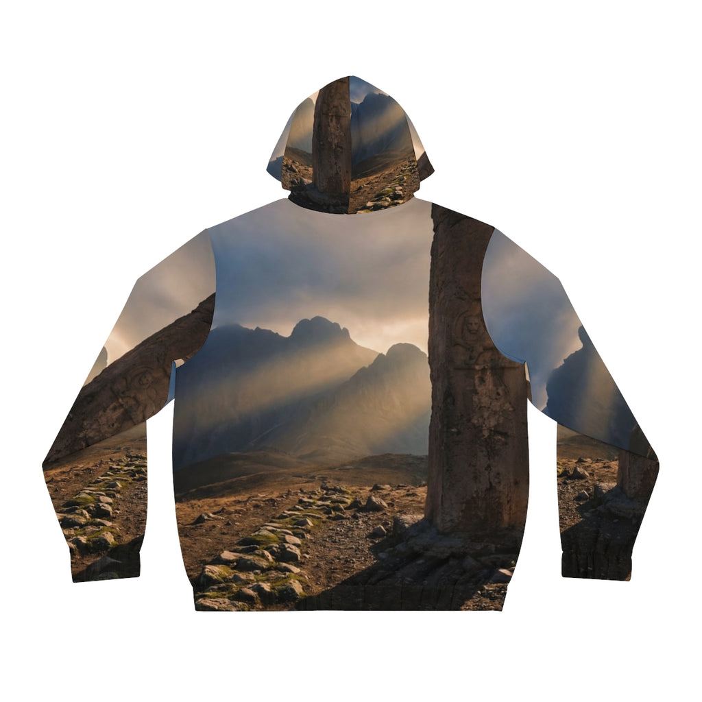 Men's Full-Zip Hoodie - Mystic Monolith Ancient Persian... |...