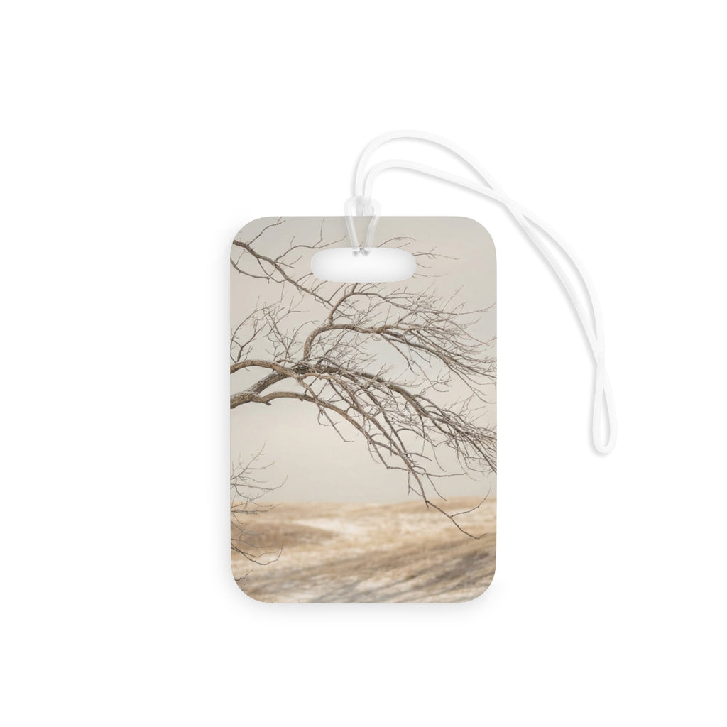Luggage Tags - Winter Branch Solitude Landscape | Echovira...