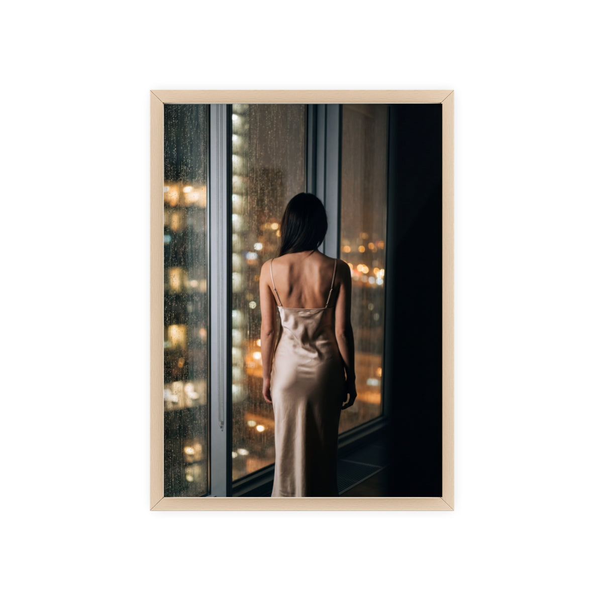 Framed Poster - Cinematic Window View