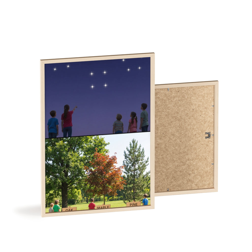 Wooden Framed Poster - Wonder — Portrait