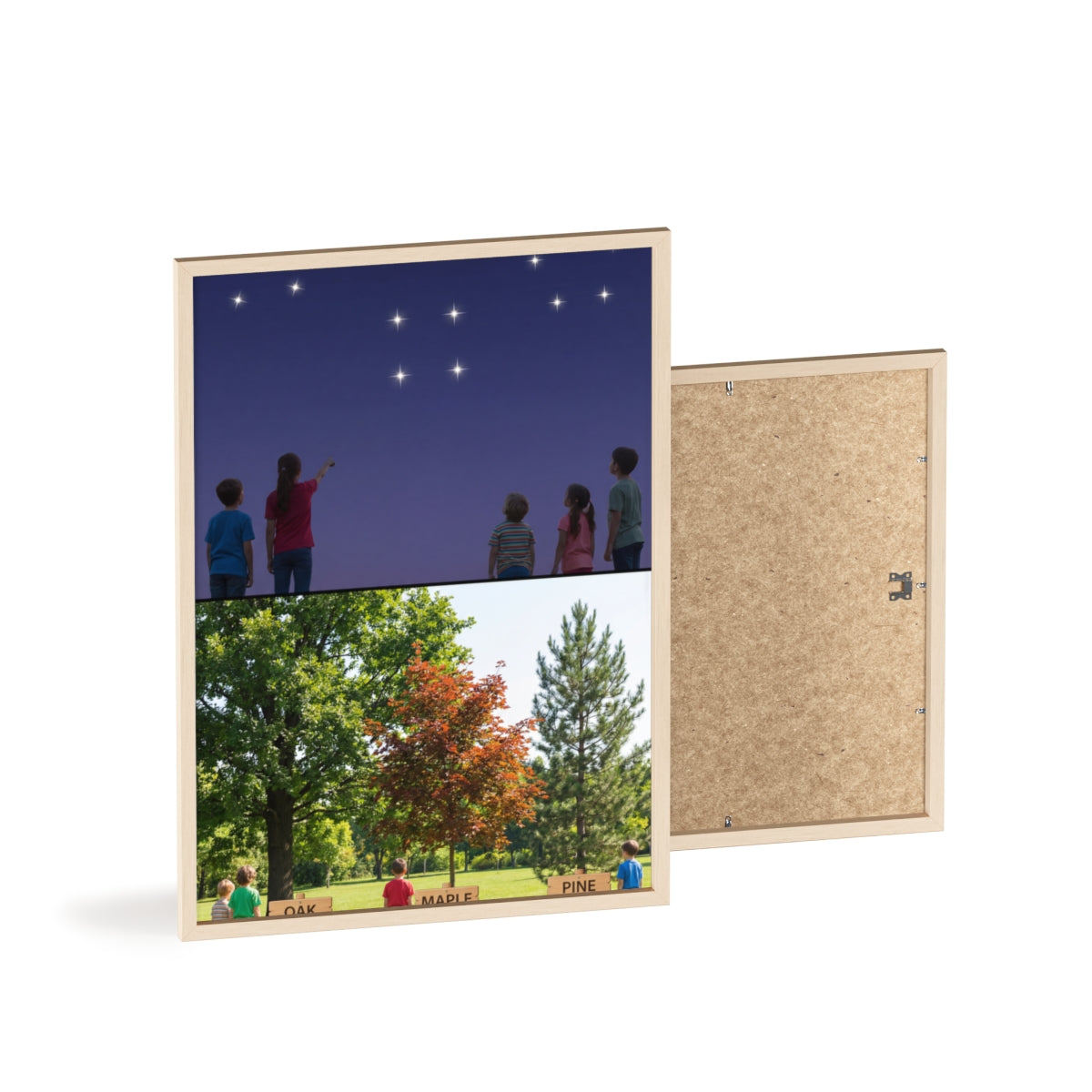 Wooden Framed Poster - Wonder — Portrait