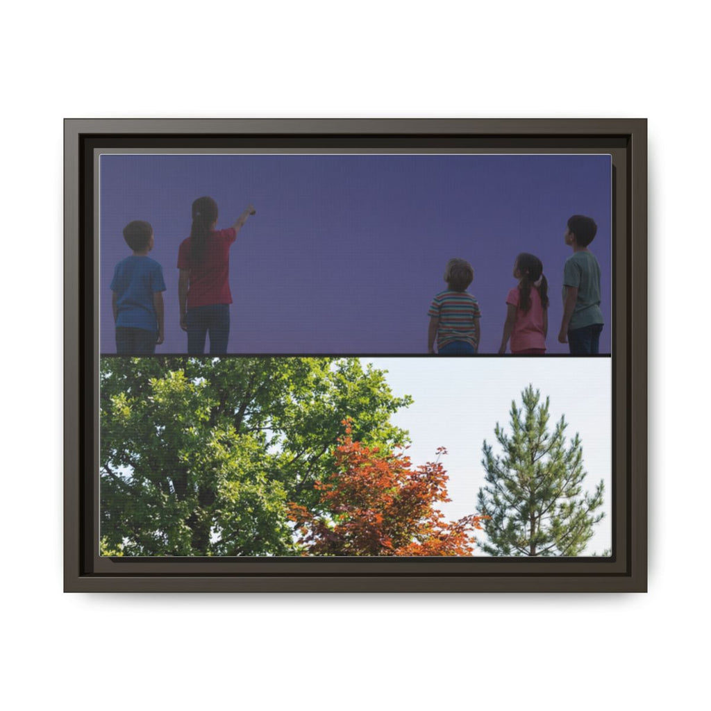 Framed Matte Canvas - Wilderness Gallery — Espresso / 1.25"