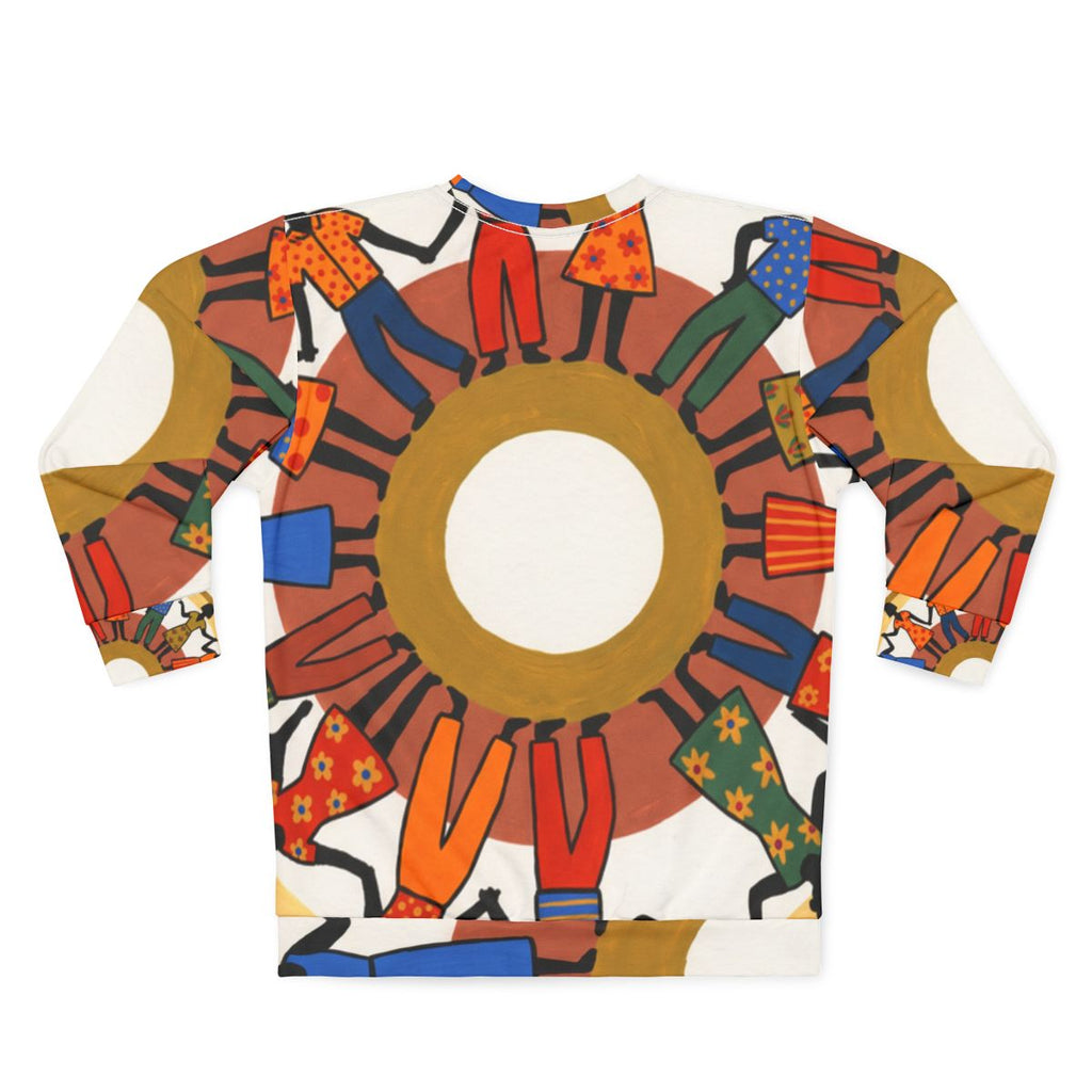 Men's Sweatshirt - Unity Mandala Folk Art | Echovira Gallery