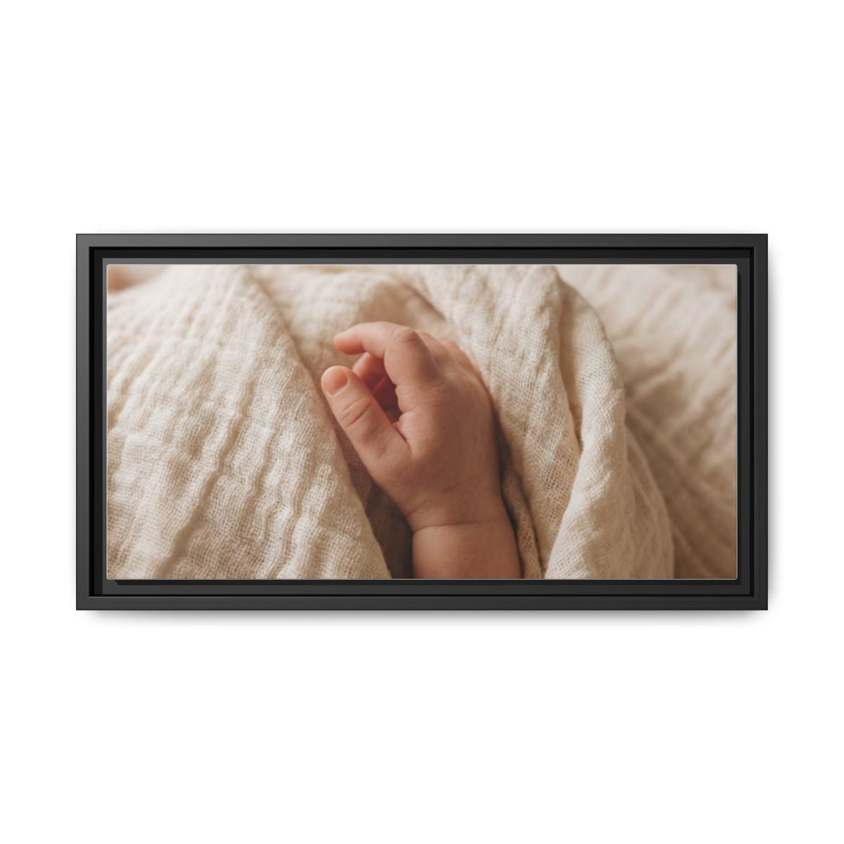 Framed Canvas - Minimalist Decor — Black / 1.25"