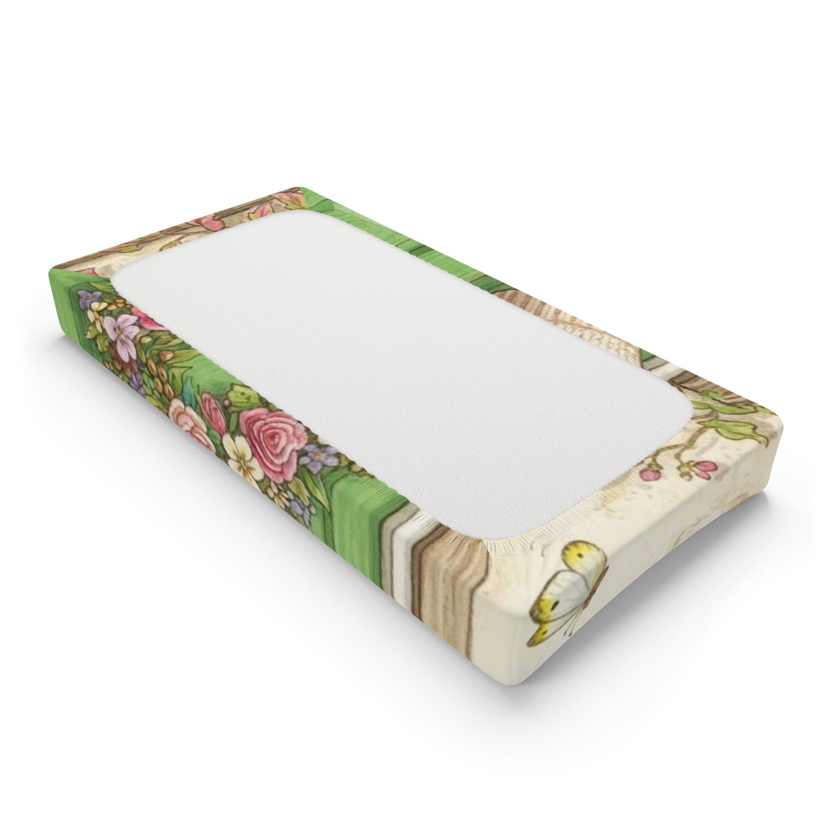 Baby Changing Pad Cover - Storybook Garden Door | Echovira...