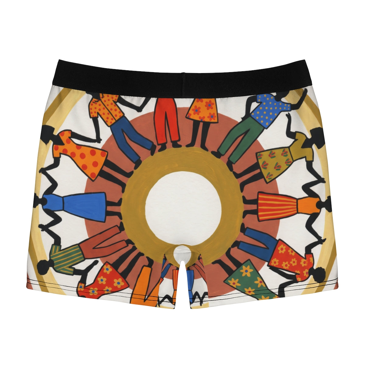 Men's Boxer Briefs - Unity Mandala Folk Art | Echovira...