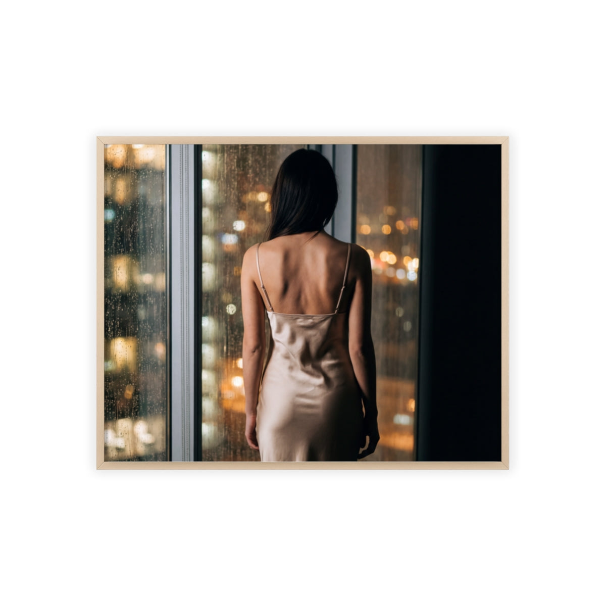Framed Poster - Cinematic Window View
