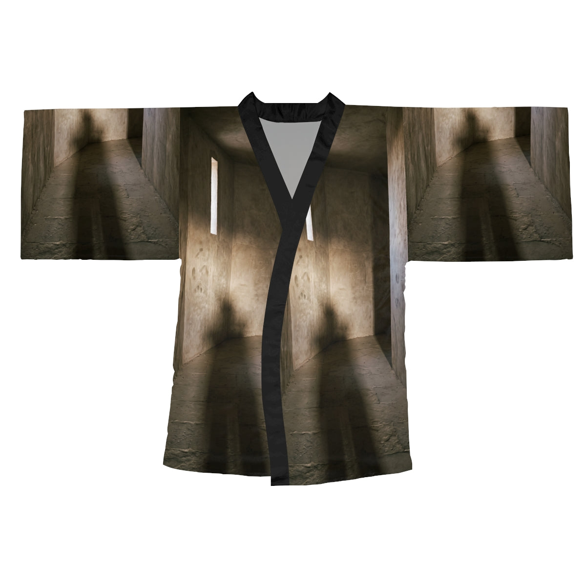 Long Sleeve Kimono Robe - Shadows of the Citadel moody... |...
