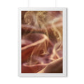 Framed Vertical Poster - Golden Mist Perfume Ritual Art —......