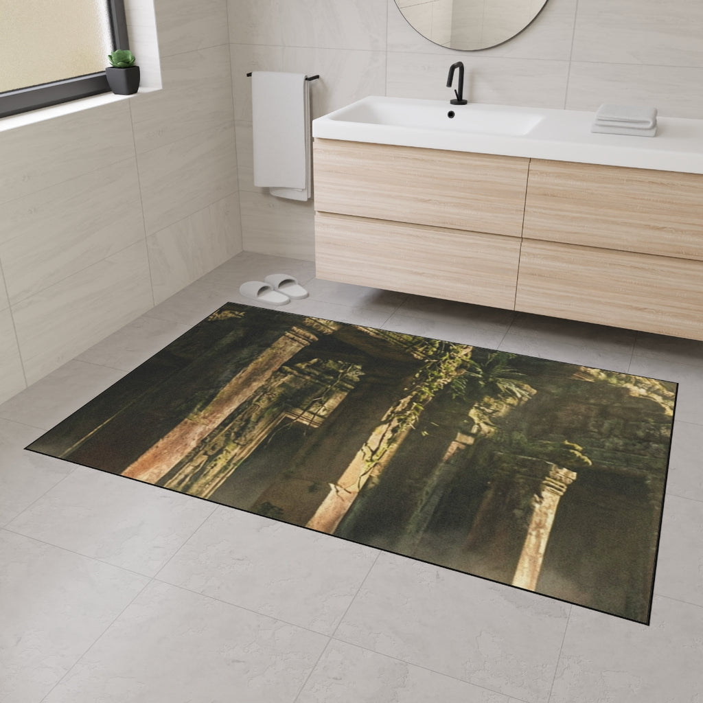 Heavy Duty Floor Mat - Temple Gate | Echovira Gallery