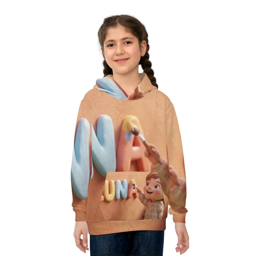 Children's Hoodie - Luna Sunshine Clay Garden | Echovira...