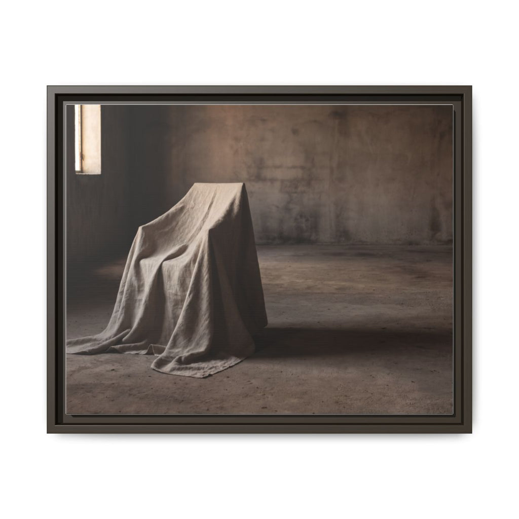 Matte Canvas, Framed - Wabi-Sabi Room — Espresso / 1.25"