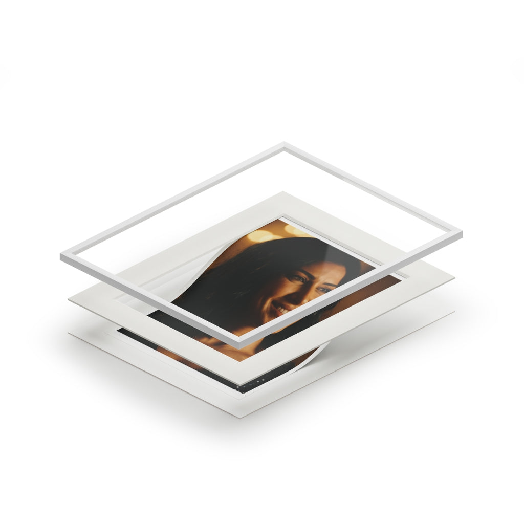 Framed Fine Art Print - Golden Glow — Portrait