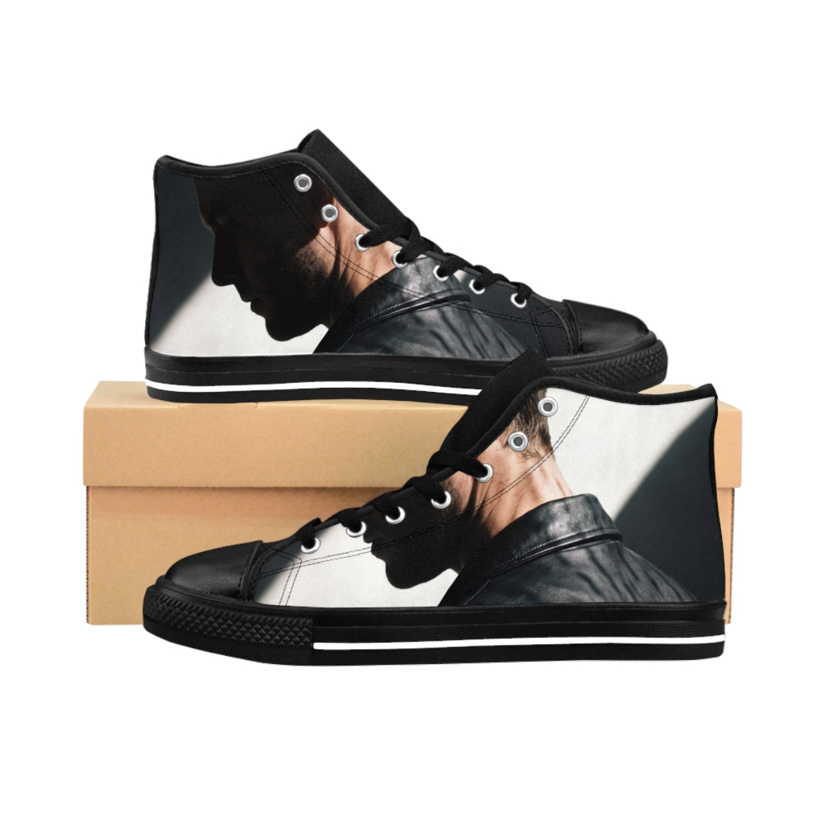 Women's Classic Sneakers Cinematic Noir Portrait