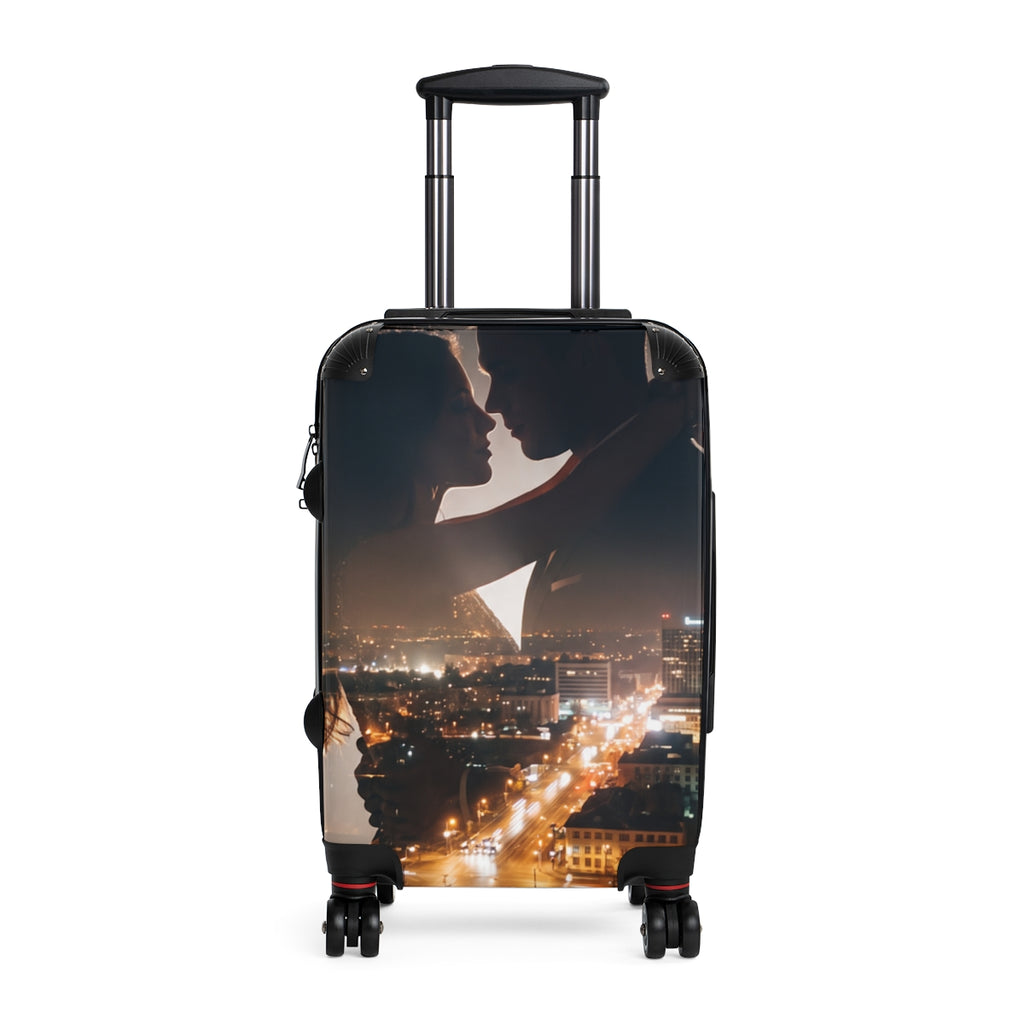 Suitcase - Night City Lovers Double Exposure | Echovira...