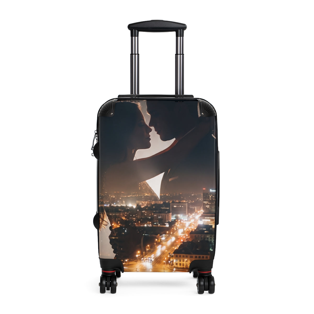 Suitcase - Night City Lovers Double Exposure | Echovira...