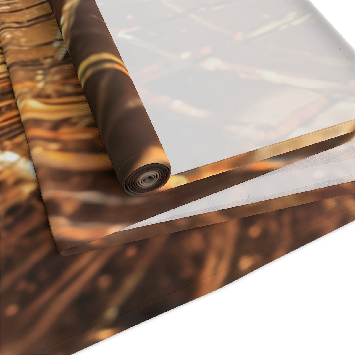 Table Runner - Cinematic Amber Glow