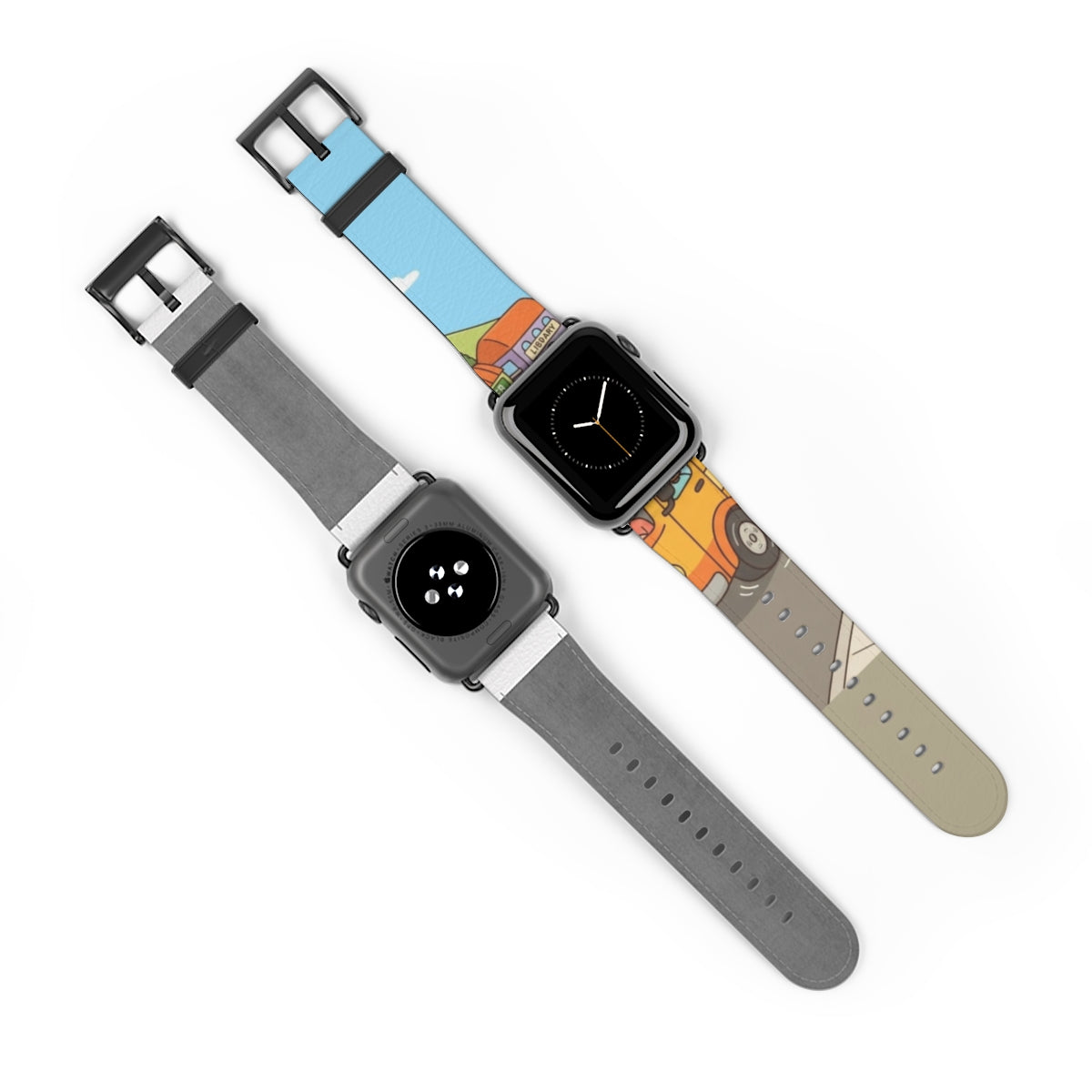 Apple Watch Band - Sunny Town Bus Route | Echovira Gallery