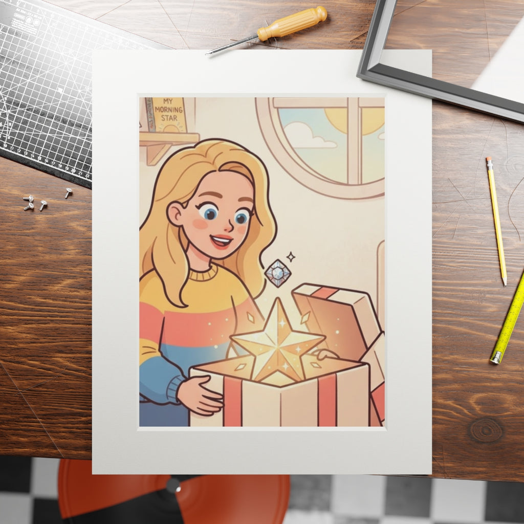 Fine Art Prints - Morning Star Passepartout — Portrait... |...