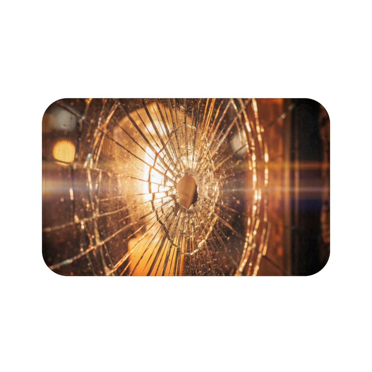 Bath Mat - Cinematic Fractured Glass