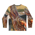 Men's Long Sleeve Shirt - Elemental Fire Ritual Painted... |...
