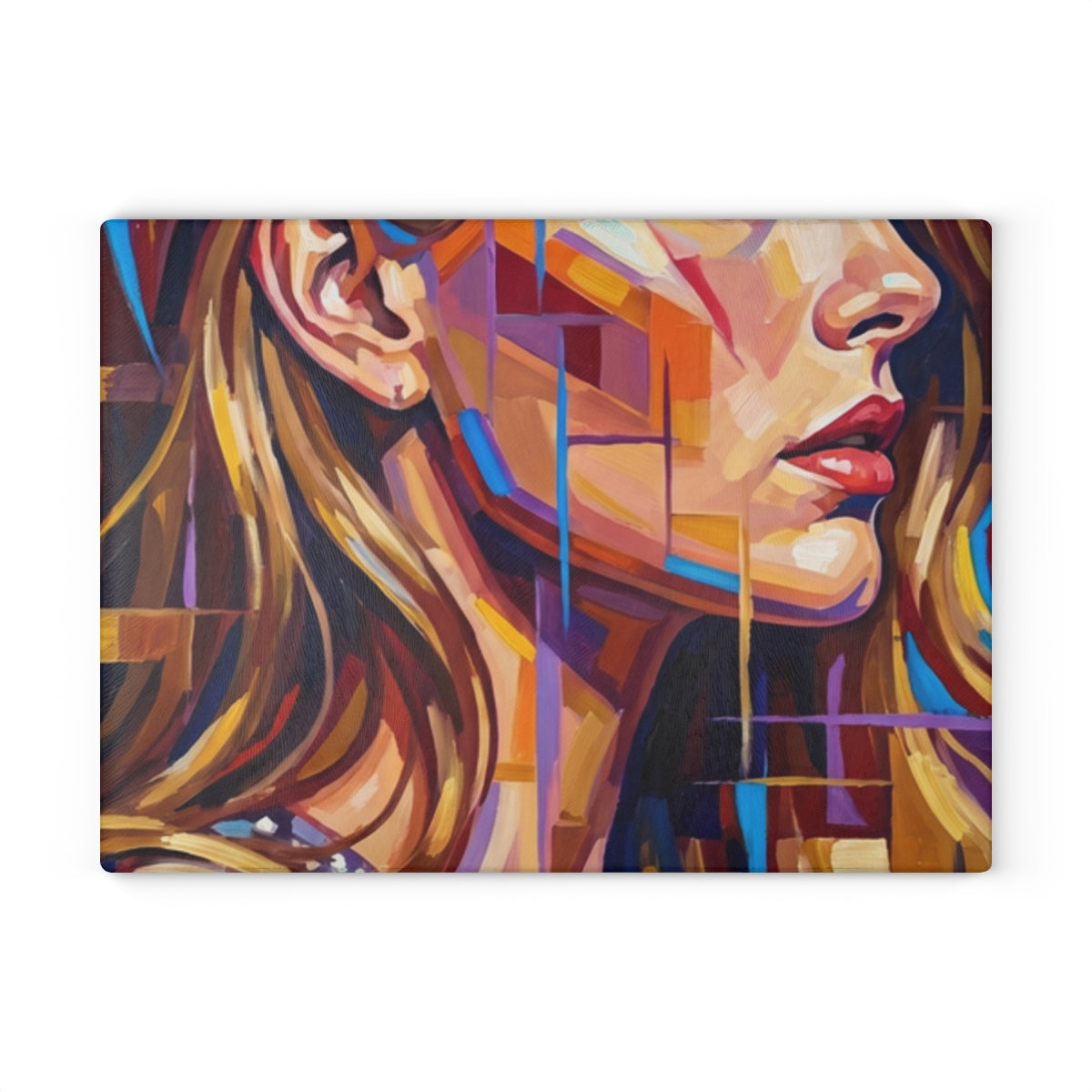 Glass Cutting Board - Shattered Elegance | Echovira Gallery